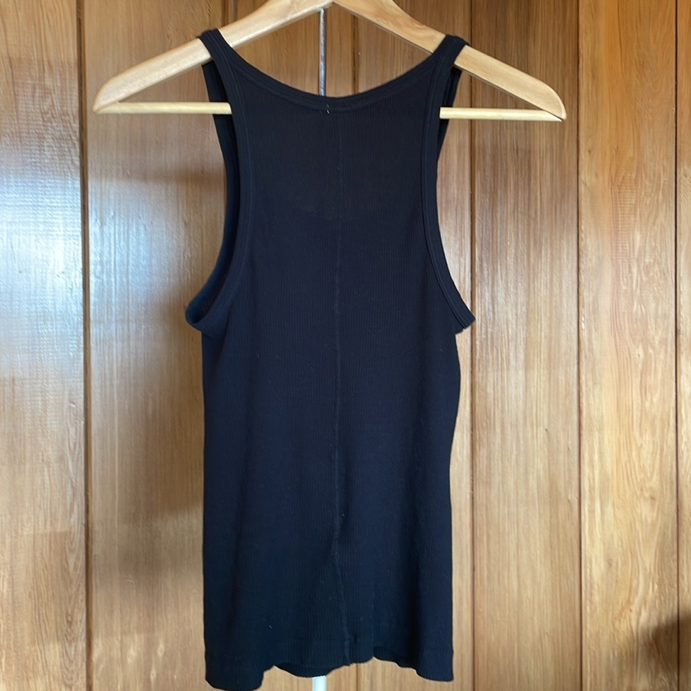 Hanes x RE/DONE Ribbed Tank Size Medium Black - Picture 5 of 7